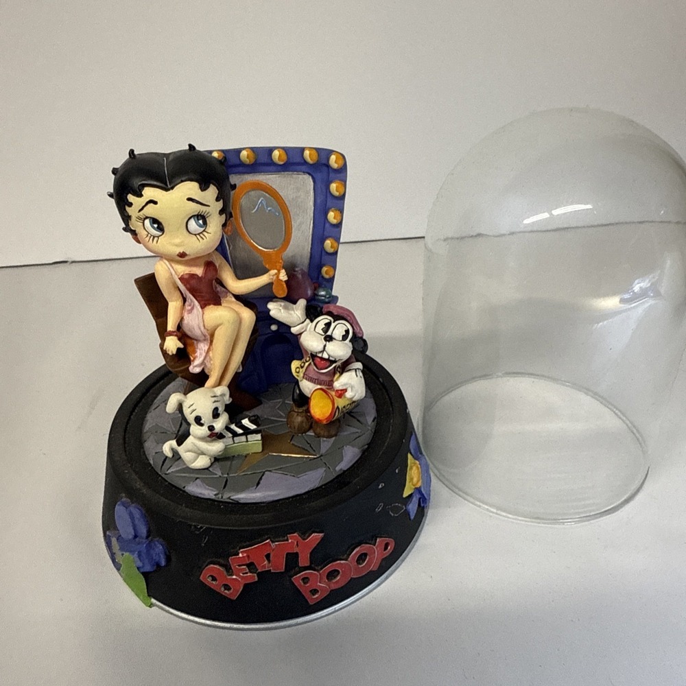 Vintage Franklin Mint Betty Boop Hollywood Dome Figurine Retired Limited Edition